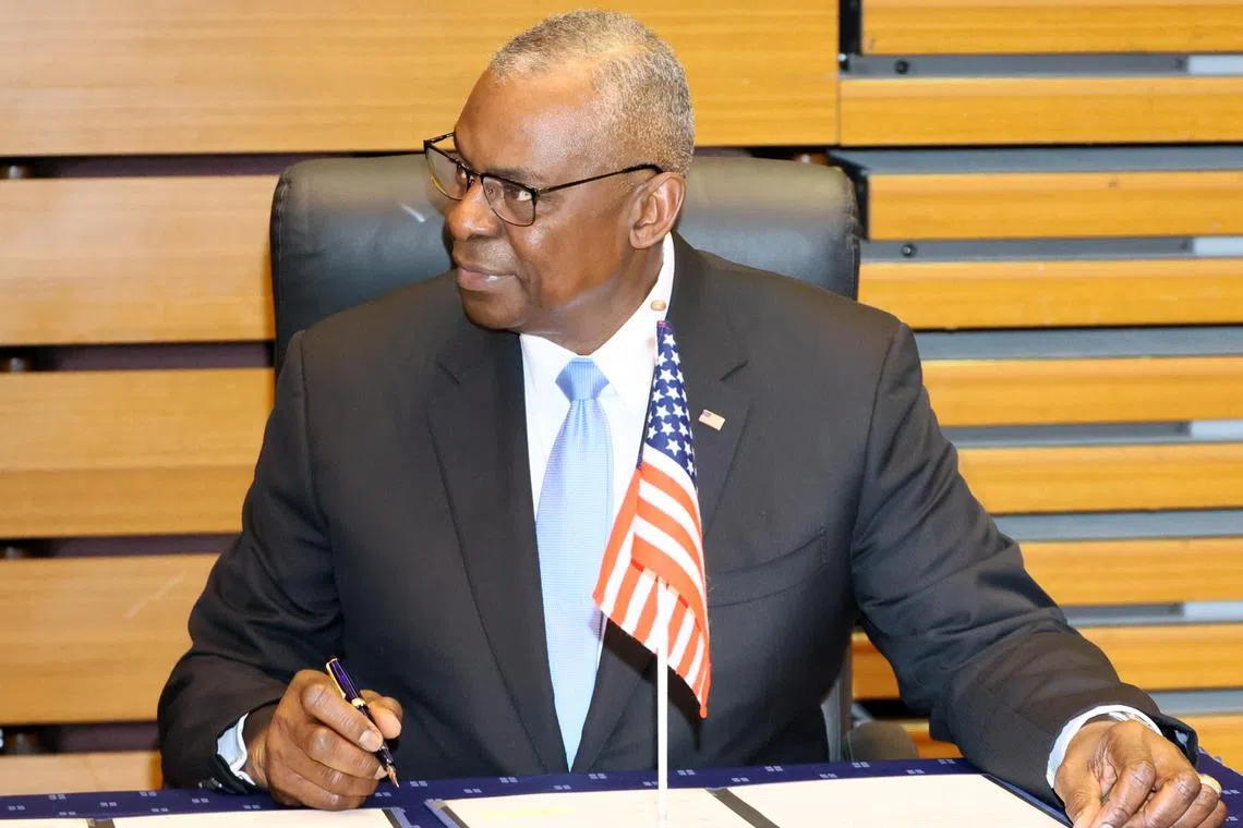 “Effective immediately, in the exercise of my authority, I hereby withdraw from the three pre-trial agreements...,” Lloyd Austin says.