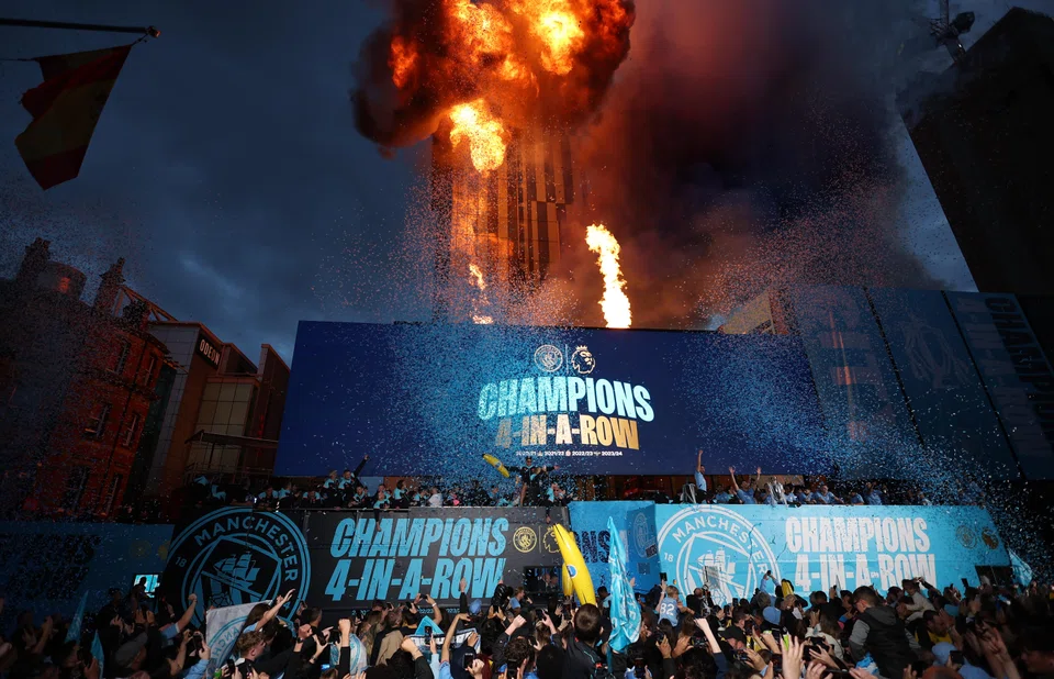 Manchester City, champions for a record fourth year running, had record revenue of £712.8 million in the 12 months through Jun 30 last year, ranking it second globally behind only Spain’s Real Madrid, based on exchange rates at the time. 