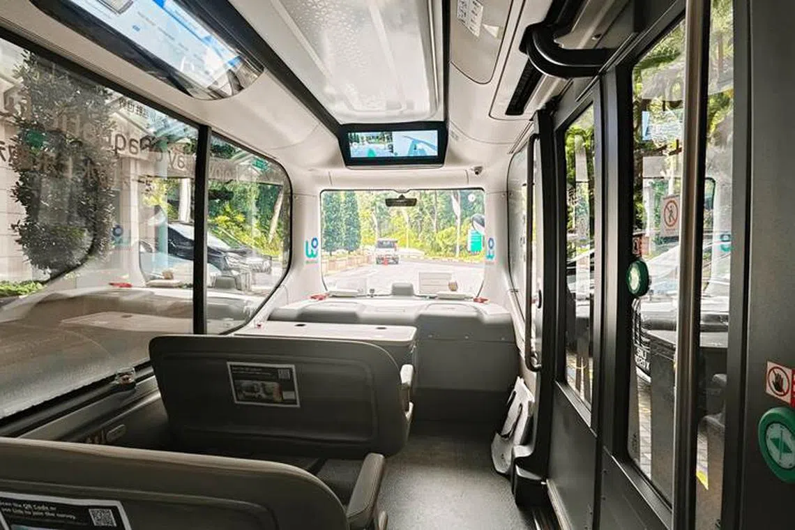 The Robobus has been plying a route at Resorts World Sentosa since last June.
