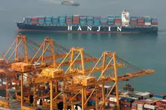 Outbound shipments from South Korea stood at US$52.60 billion, up 1.0 per cent from a year earlier, preliminary trade data showed on Saturday, weaker than a median 3.8 per cent increase forecast in a Reuters poll of economists.