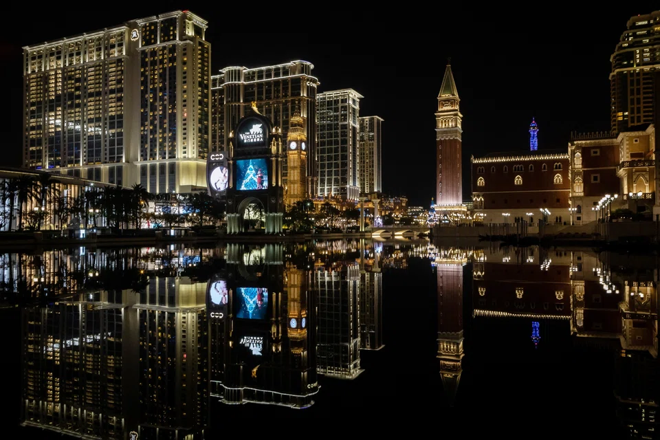 Casinos along the Cotai strip in Macau, China. The early efforts to enter new markets reflect casino operators’ anxiety over a deteriorating outlook for Macau, which once pulled in six times the gaming revenue of Las Vegas and delivered historically high returns. 
