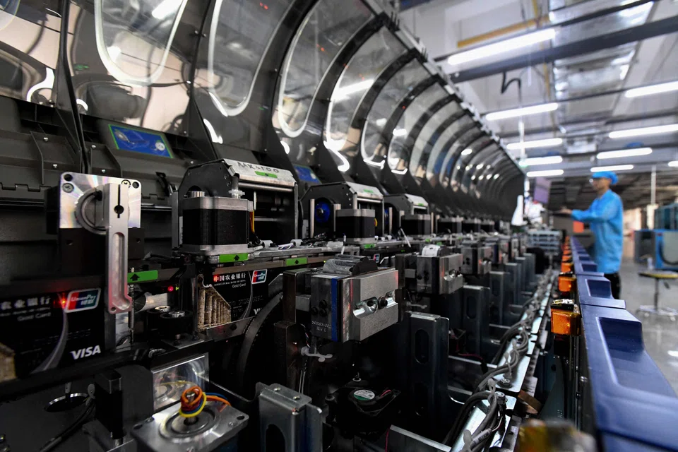 China's National Bureau of Statistics (NBS) manufacturing PMI dropped to 50.4 in April from 50.8 in March, above the 50-mark separating growth from contraction and just ahead of a median forecast of 50.3 in a Reuters poll.