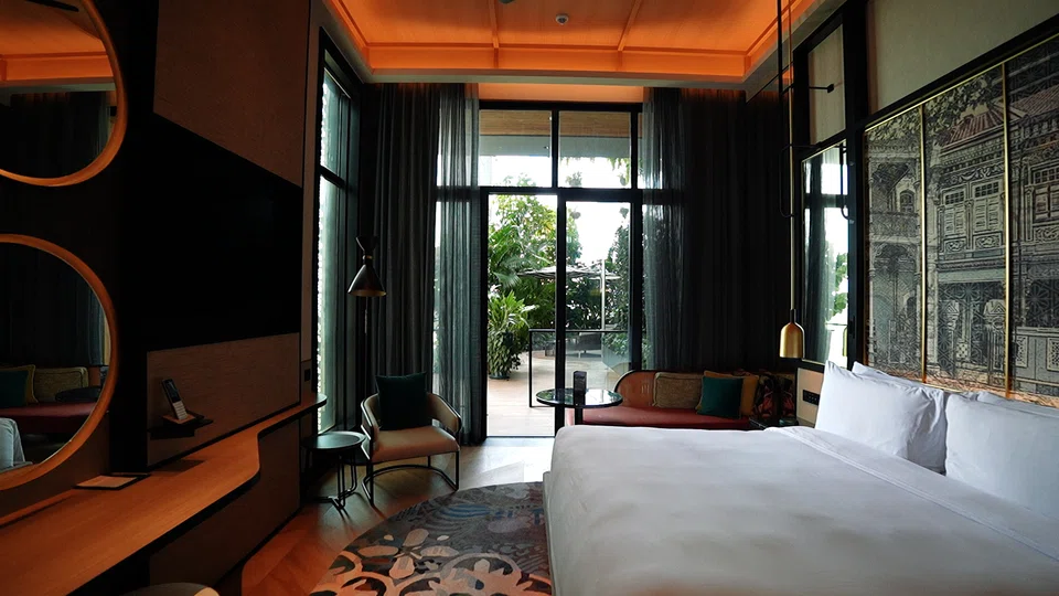 The garden terrace suite.