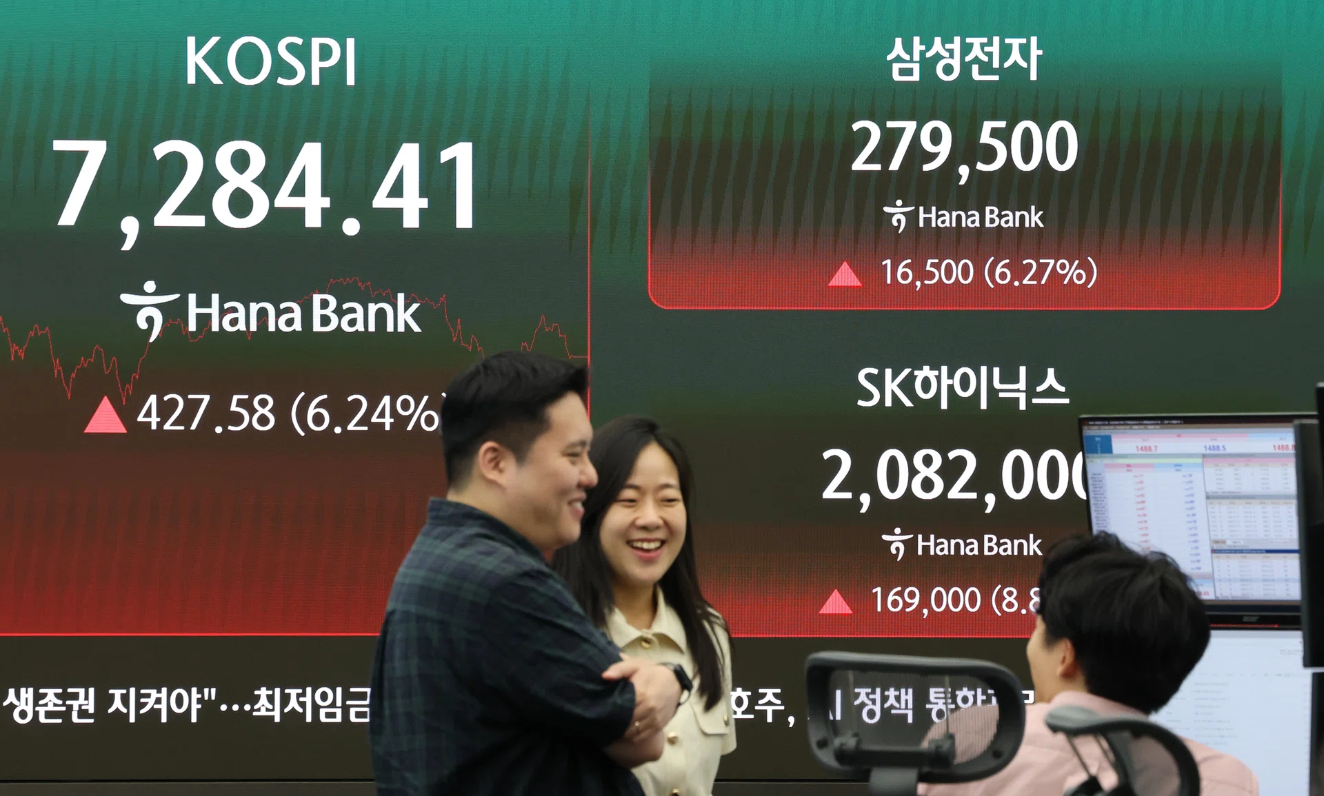 Asian stocks gain as South Korean tech shares advance