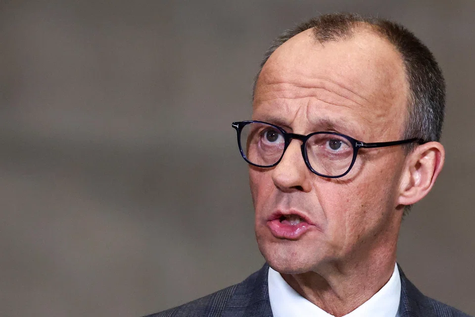 Friedrich Merz, Germany's chancellor-in-waiting and leader of the Christian Democratic Union party, plans to have  defence spending exempted from the country’s debt brake once it exceeds one per cent of GDP - or 45 billion euros (S$64 billion) when applied to the current size of Germany’s economy.