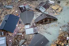 Aftermath of Birch Glacier collapse in Switzerland. The risk of property damage caused by floods, mudslides, fires and storms is growing by the day.