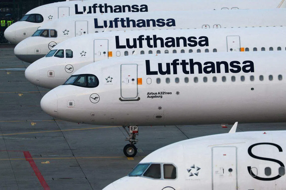 Germany’s Lufthansa will cut operating costs, pause new projects and increase scrutiny on additional administrative staffing to make savings at its core brand Lufthansa Airlines to stem heavy losses from strikes.