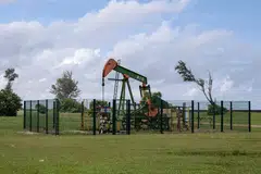 Brent futures fell 67 cents, or 0.77 per cent, to US$86.62 a barrel by 0402 GMT on Monday.