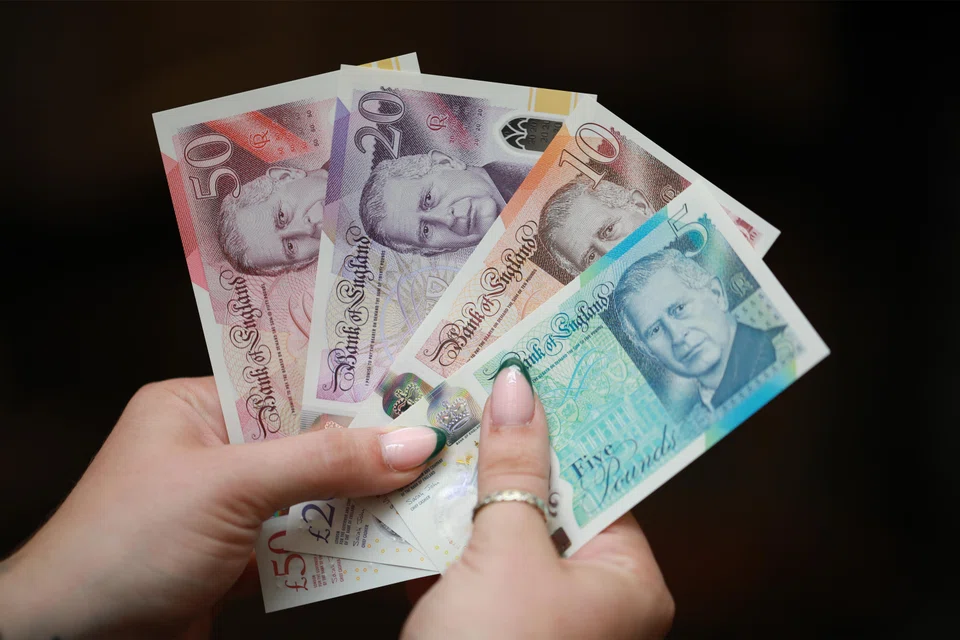 The four banknotes with King Charles III’s portrait on the front carry values of £5 (S$8.62), £10, £20 and £50 and will be used alongside those bearing the image of Elizabeth, who died in September 2022.