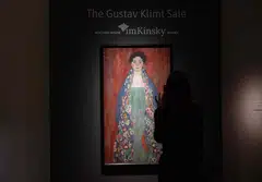 Besides “Portrait of Miss Lieser”, sketches by Klimt and works by his contemporaries such as Egon Schiele will be on sale.