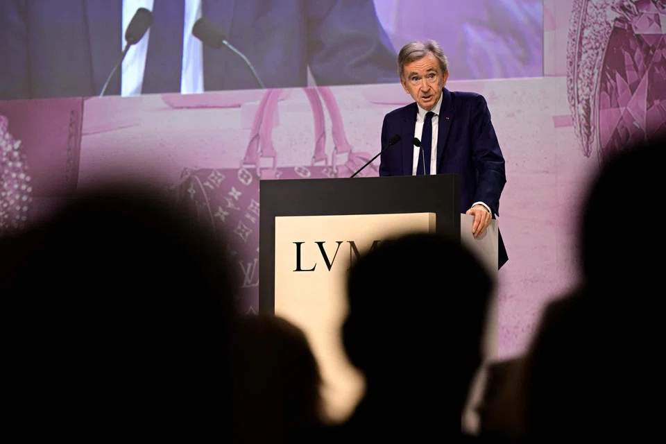 The drop has toppled Bernard Arnault, 75, founder of handbags-to-Champagne conglomerate LVMH, from his No 1 perch on the Bloomberg Billionaires Index.