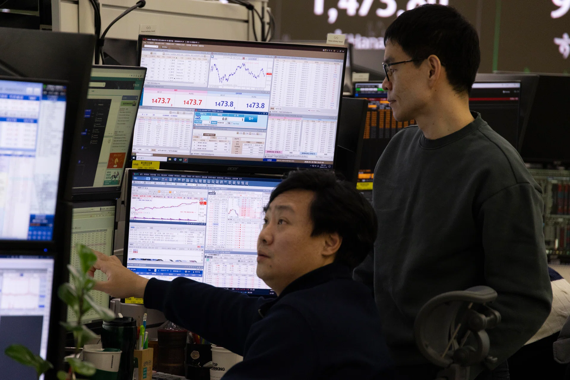 South Korea’s Kospi stock benchmark tops 5,000 for first time