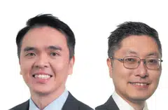 Ang Wee Keong (left), who is the assistant chief executive of international at IMDA, will concurrently be MPA's
chief executive designate from May 1 to Jun 15. Teo Eng Dih (right) will take over his new role at the Ministry of Transport on Jun 16.