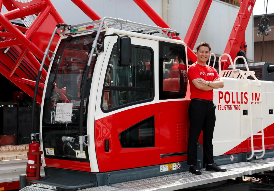 Pollisum's chief executive Chris Ang is the founder’s son, but had to earn his stripes – and the employees’ respect. 