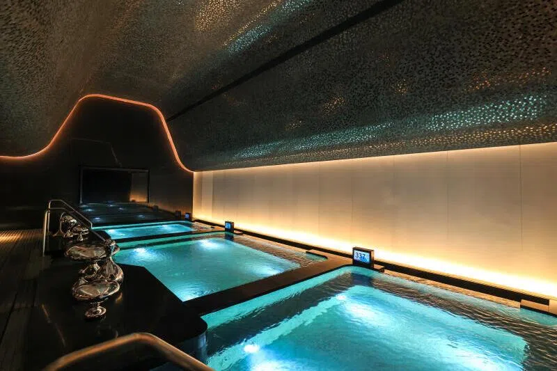 House+ Bubble’s facilities include a women’s hot spring pool, with adjustable water temperatures.