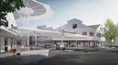 Artist's impression of the revamped CQ @ Clarke Quay. CICT is embarking on a S$62 million AEI to transform the area.