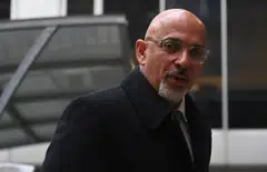 Nadhim Zahawi, chairman of the Conservative Party, arrives at the party headquarters in London, Jan 25, 2023. Zahawi is facing calls to resign following allegations of tax evasion. The British prime minister has ordered an ethics probe into Zahawi's tax affairs.  