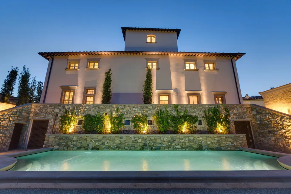 Families can rent the entire 20-room Villa Colle Ramole in a 14th century Tuscan hamlet
for their reunion trips.