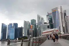 Singapore's financial sector, led by the top three banks, was a major driver of the country's robust GDP growth.