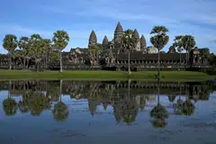 Travel cancellations due to the conflict have left the centuries-old stone structures – Cambodia’s top tourist attraction – unusually quiet and businesses desperate.