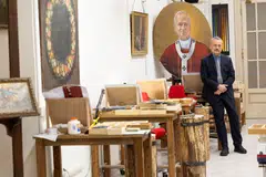 Paolo Di Buono, director of the Vatican Mosaic Studio, says: “It is very important today to use the mosaic technique because we are saving the ancient tradition... We have the idea that we are working for something that (is)... almost eternal.”