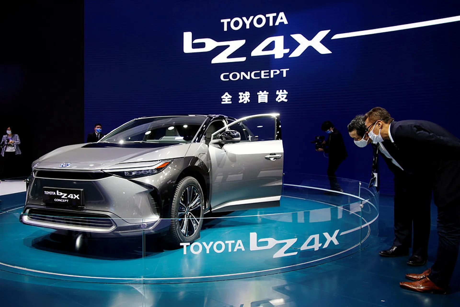 Toyota unveils 1st SUV built on new electric vehicle platform - The ...