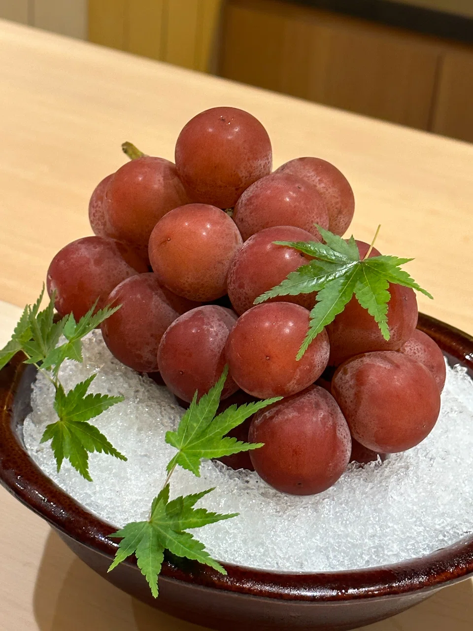 Voluptuous grapes that cost US$300 a bunch.