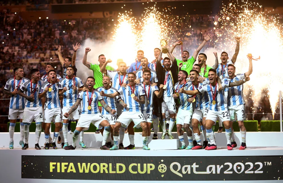 Argentina won their first World Cup trophy since 1986 by beating France in a penalty shootout in the final in Qatar on Dec 18.