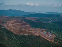 A nickel mine in Indonesia. The validity of the mining quota was extended to three years in 2023. That longer cycle was intended to help miners plan production better and reduce administrative costs.