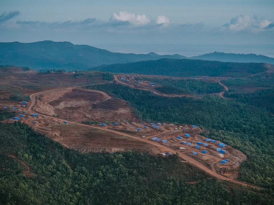 A nickel mine in Indonesia. The validity of the mining quota was extended to three years in 2023. That longer cycle was intended to help miners plan production better and reduce administrative costs.