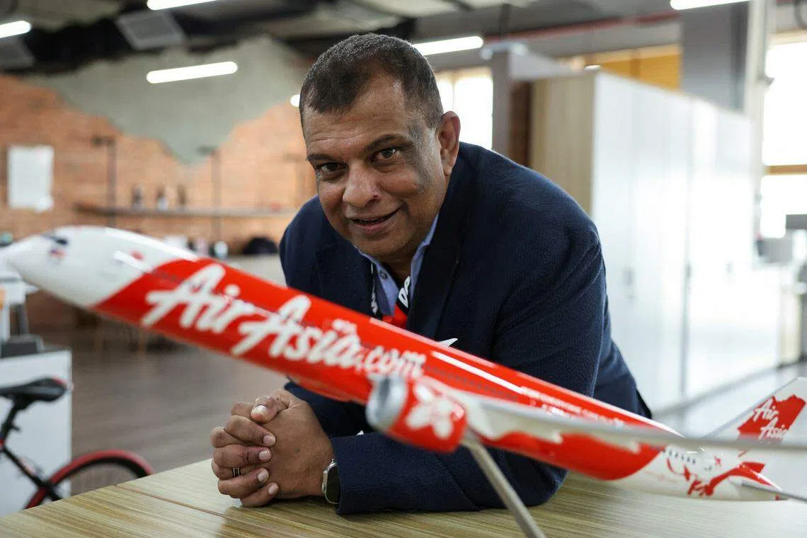 Tony Fernandes has headed the company since 2001, when he and business partner Kamarudin Meranun took over AirAsia from the Malaysian government for RM1.