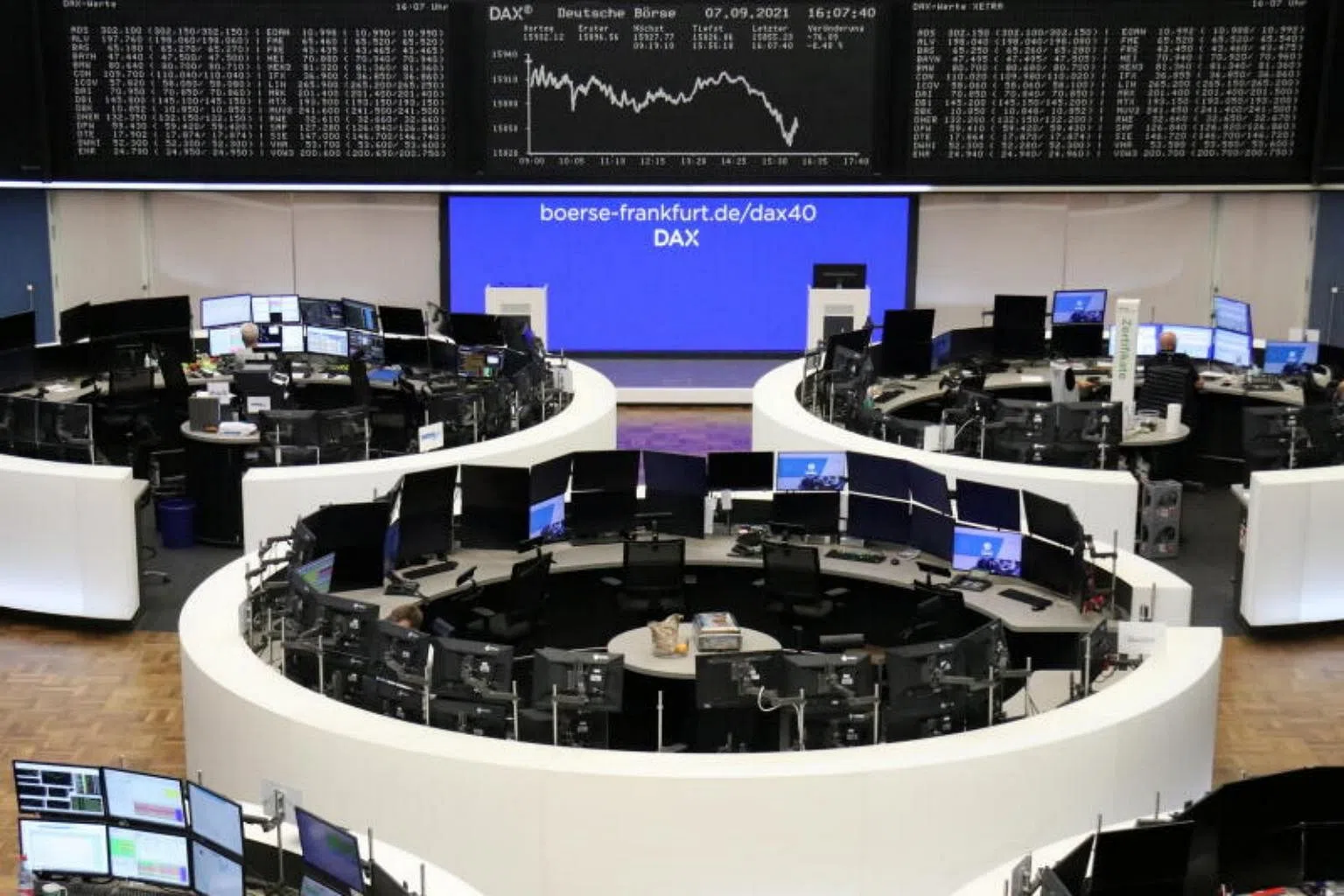 Europe Stocks pare losses after ECB slows stimulus, as expected