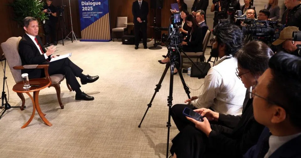 “We need to work together to defend the entire network,” Singapore Defence Minister Chan Chun Sing said at the IISS Shangri-La Dialogue security forum on Sunday.