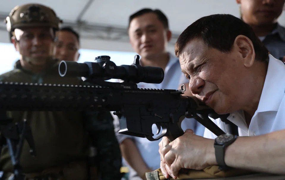 Former President Rodrigo Duterte (R) said: “I will face the music. I will rot in prison and I will die in prison.”