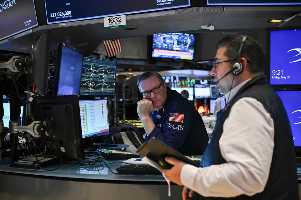 The Dow Jones Industrial Average slumped 0.3 per cent to 42,319.74 and the broad-based S&P 500 Index lost 0.5 per cent to 5,939.30 on Thursday.