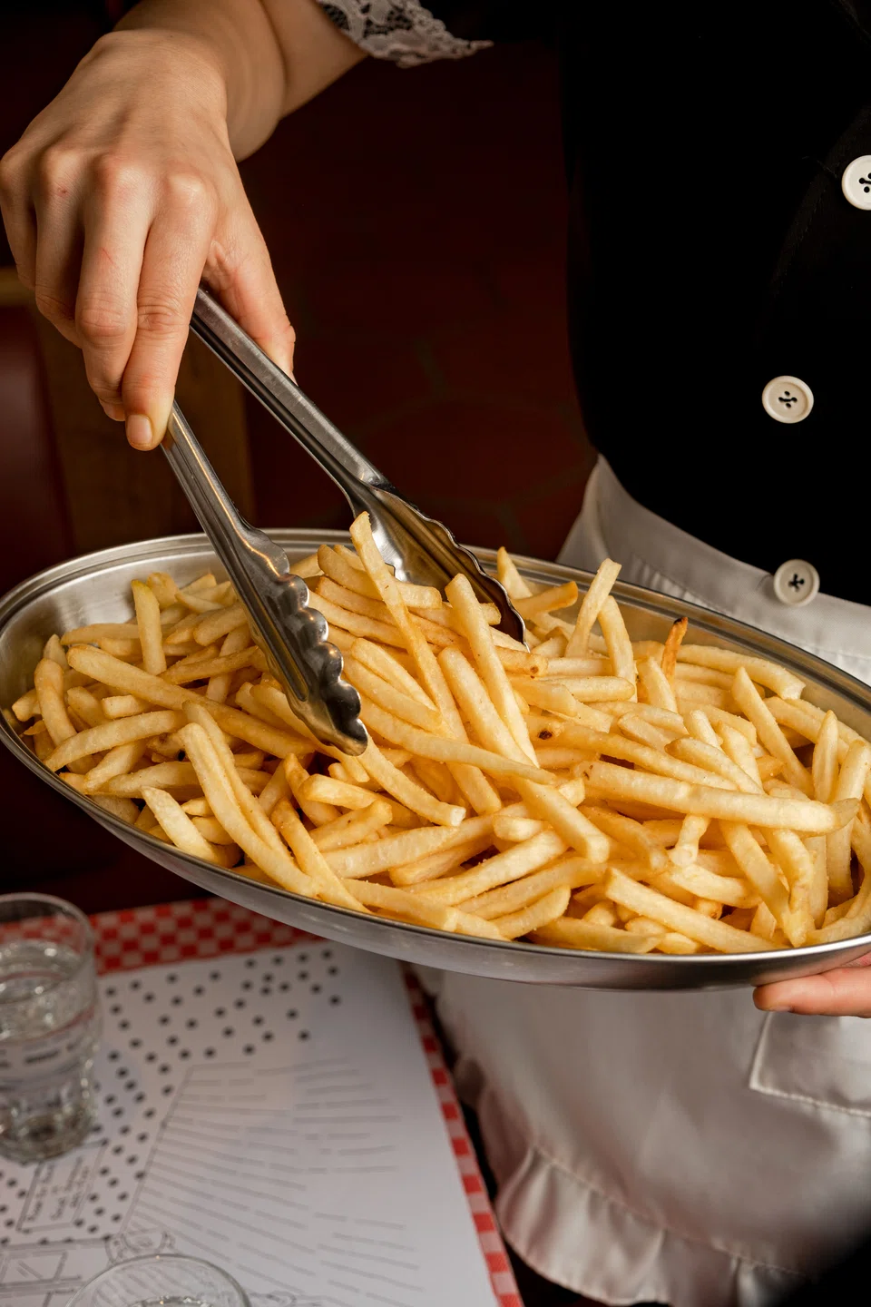 Free-flow French fries.