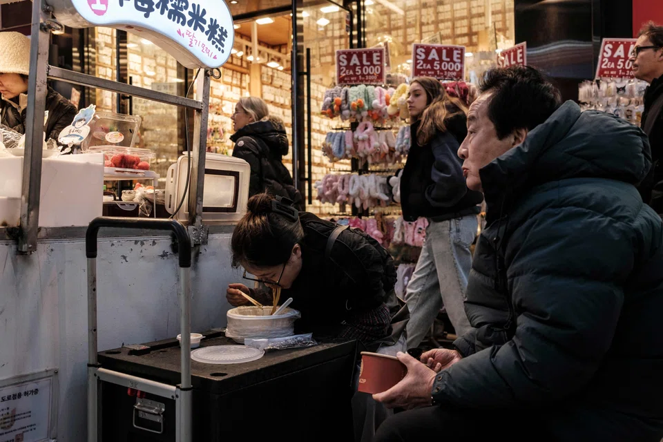 South Korea's consumer price index stood 2.9 per cent higher than the same month the year before, compared with a rise of 3.1 per cent in March.