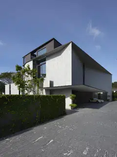 An imposing façade.