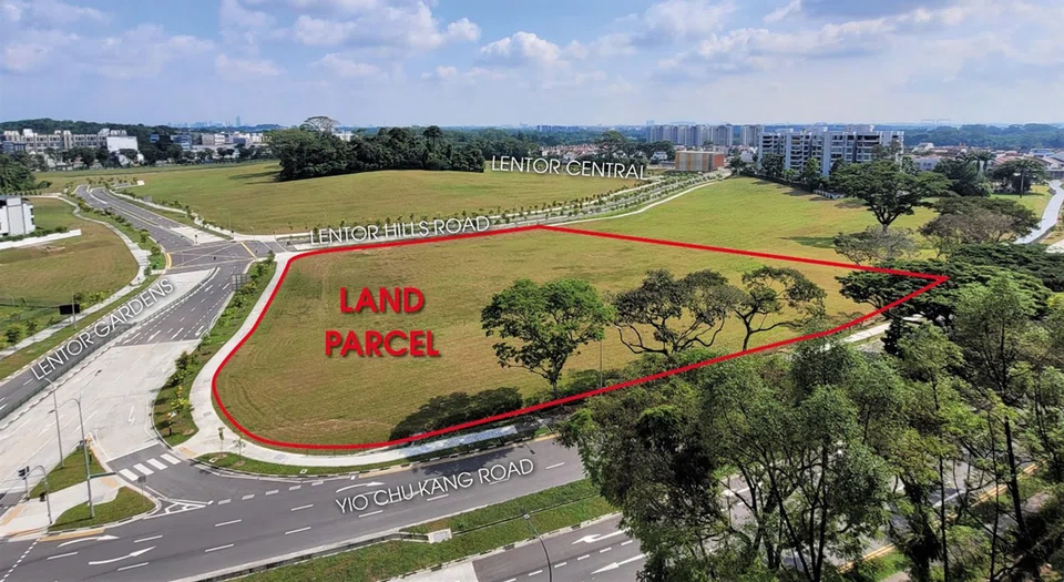Lentor Hills Road (Parcel B) can yield an estimated 265 private housing units.

