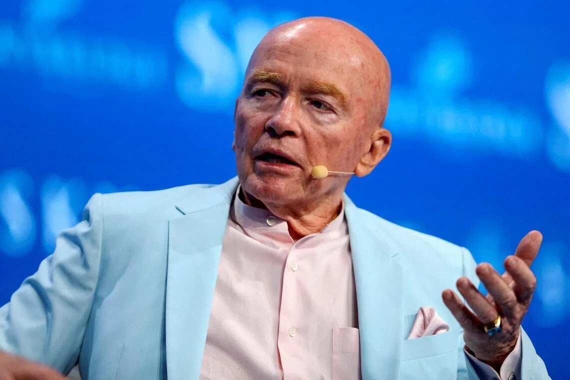 In a crowd of investing advisers, Mark Mobius (seen here in 2017) was distinctive in part for his impeccably shaved head, which inspired the nickname Bald Eagle.