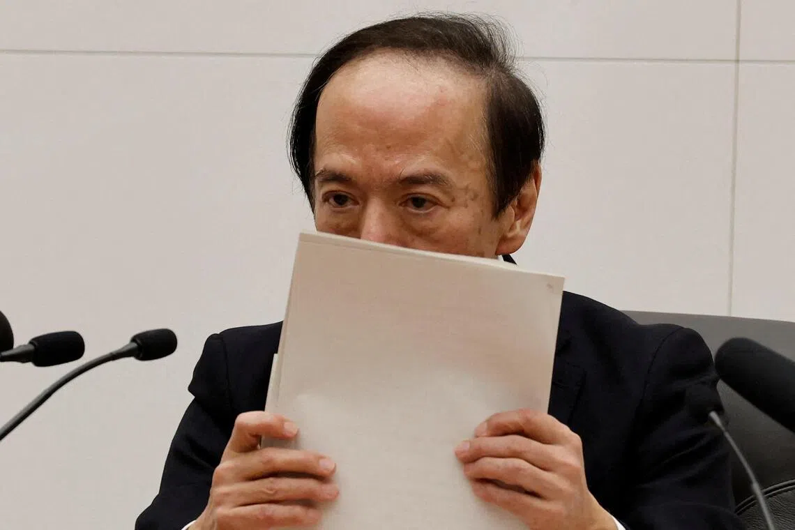 With tariff impact worries receding, the likelihood of the central bank’s economic and price projections being met is increasing, Ueda says.