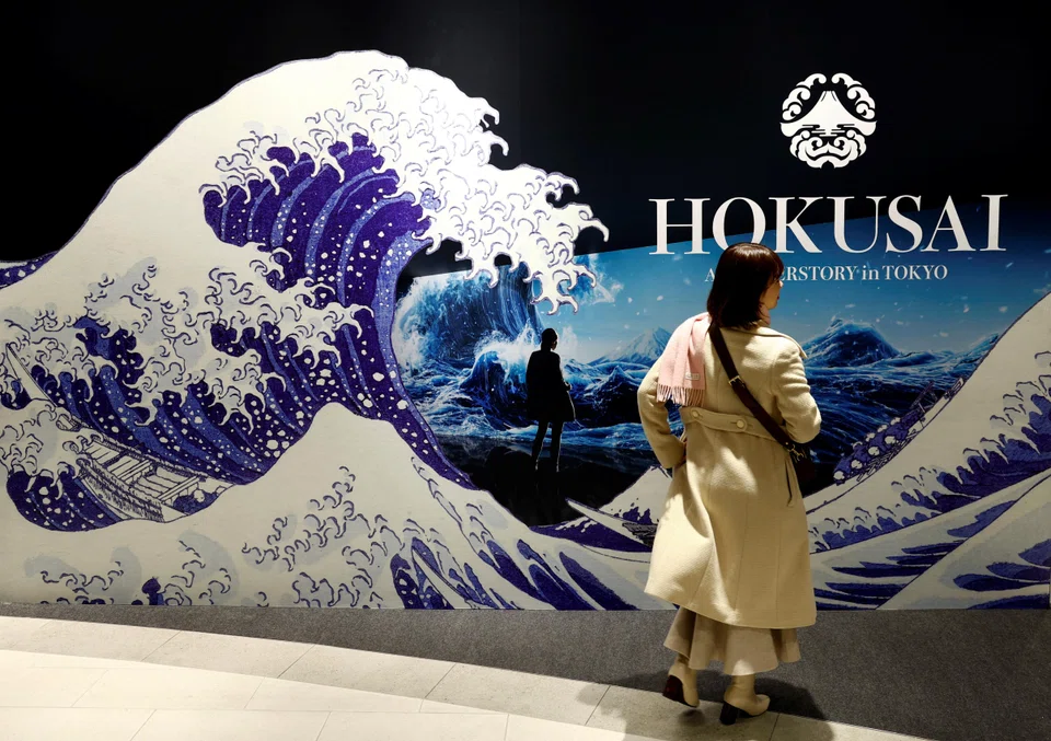 The exhibition invites patrons to step into scenes of nature and village life depicted by the master of Edo Period woodblock art.