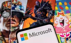 The surge comes after the UK Competition and Markets Authority narrowed the scope of their merger probe, putting the stock around 11 per cent below Microsoft’s US$95-per-share offer. 