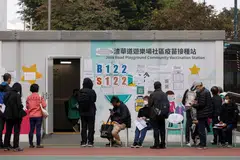 Hong Kong residents have flocked to clinics to get vaccinated against Covid ahead of the border reopening.