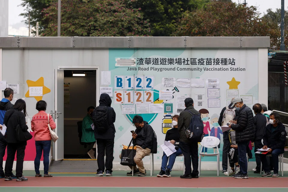 Hong Kong residents have flocked to clinics to get vaccinated against Covid ahead of the border reopening.