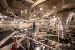  General view inside the reactor containment vessel of a nuclear power station in Japan. In Indonesia, nuclear power plants have been a controversial topic as the country is prone to earthquakes.