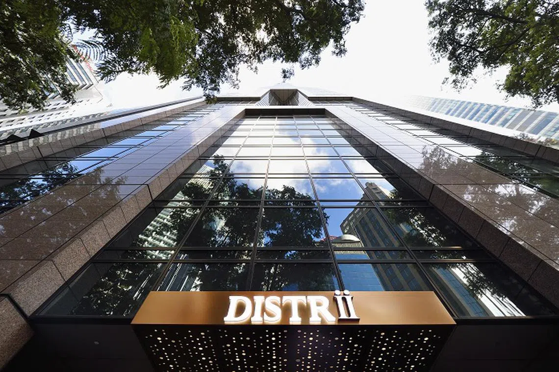 Distrii Singapore previously occupied 62,000 sq ft of commercial space in Republic Plaza. 