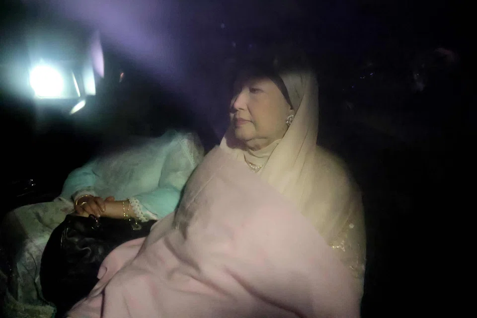 Bangladesh Nationalist party's chairperson Begum Khaleda Zia departs for London to seek medical treatment, Dhaka, Bangladesh, Jan 7, 2025.