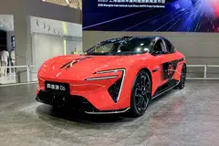 Avatr's 06 is a sleek four-door electric sedan developed to go head-to-head with the Tesla Model 3.