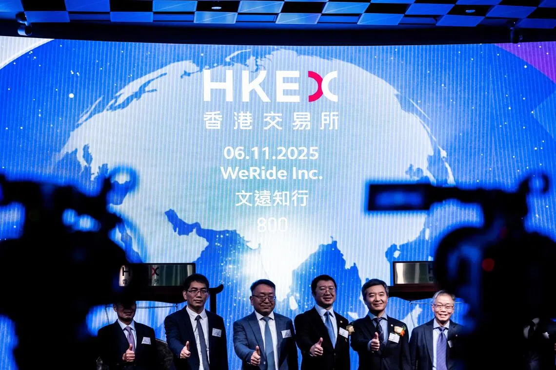 WeRide priced its shares at HKD$27.10 as it raised HK$2.39 billion but tanked 13.9 per cent to HK$23.30 in Hong Kong on Thursday morning.